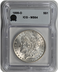 1898-O Morgan ICG MS 64