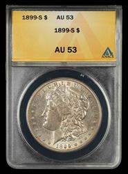1899-S $1 ANACS AU 53