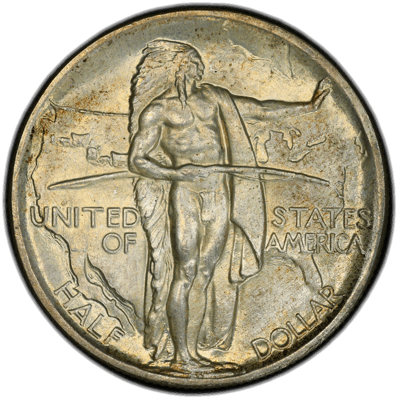 1936 50C Oregon PCGS MS 67 CAC