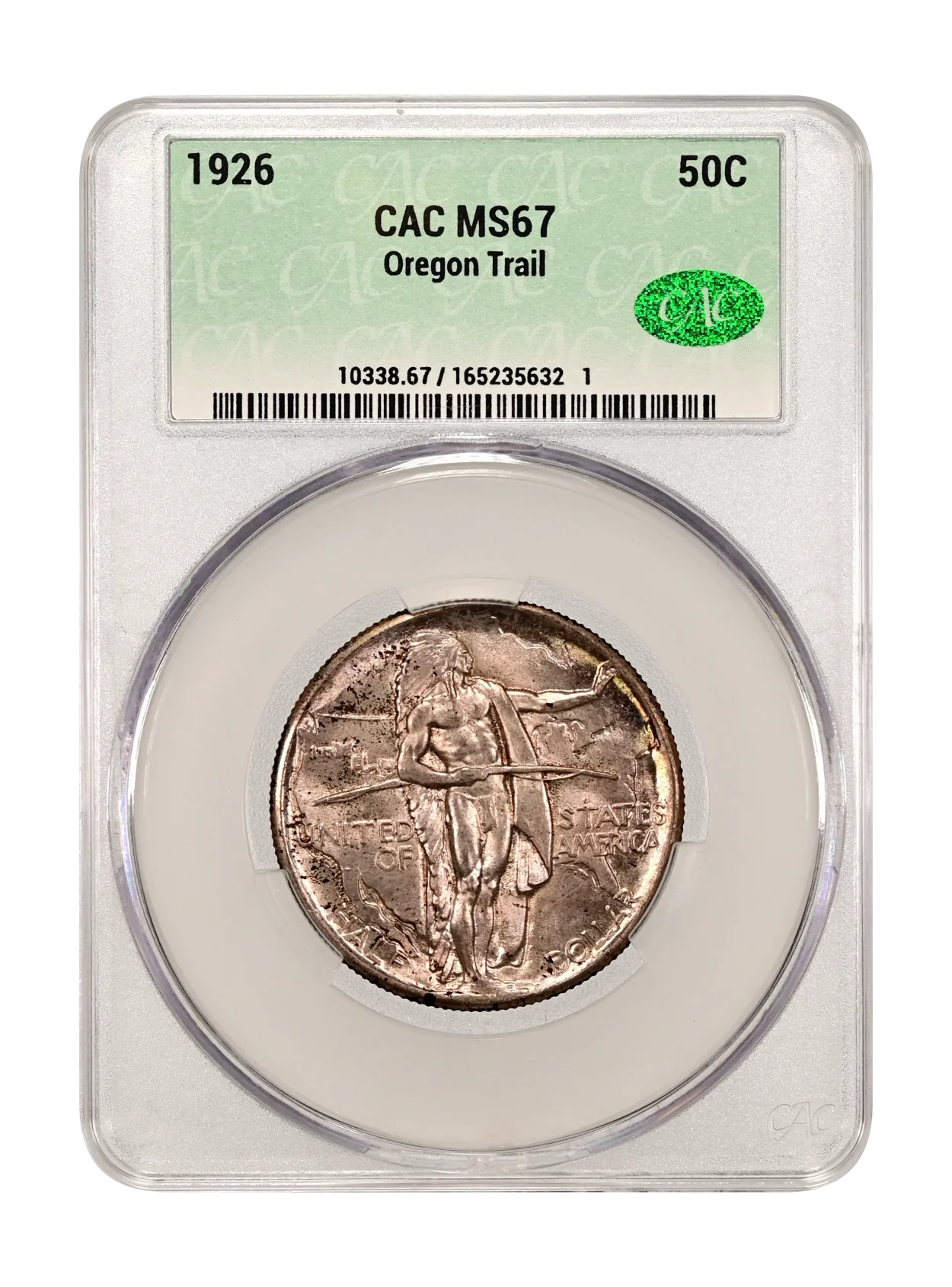 1926 Oregon 50c CACG MS67 