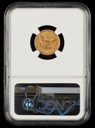 1851 $2.5 Gold NGC AU-53