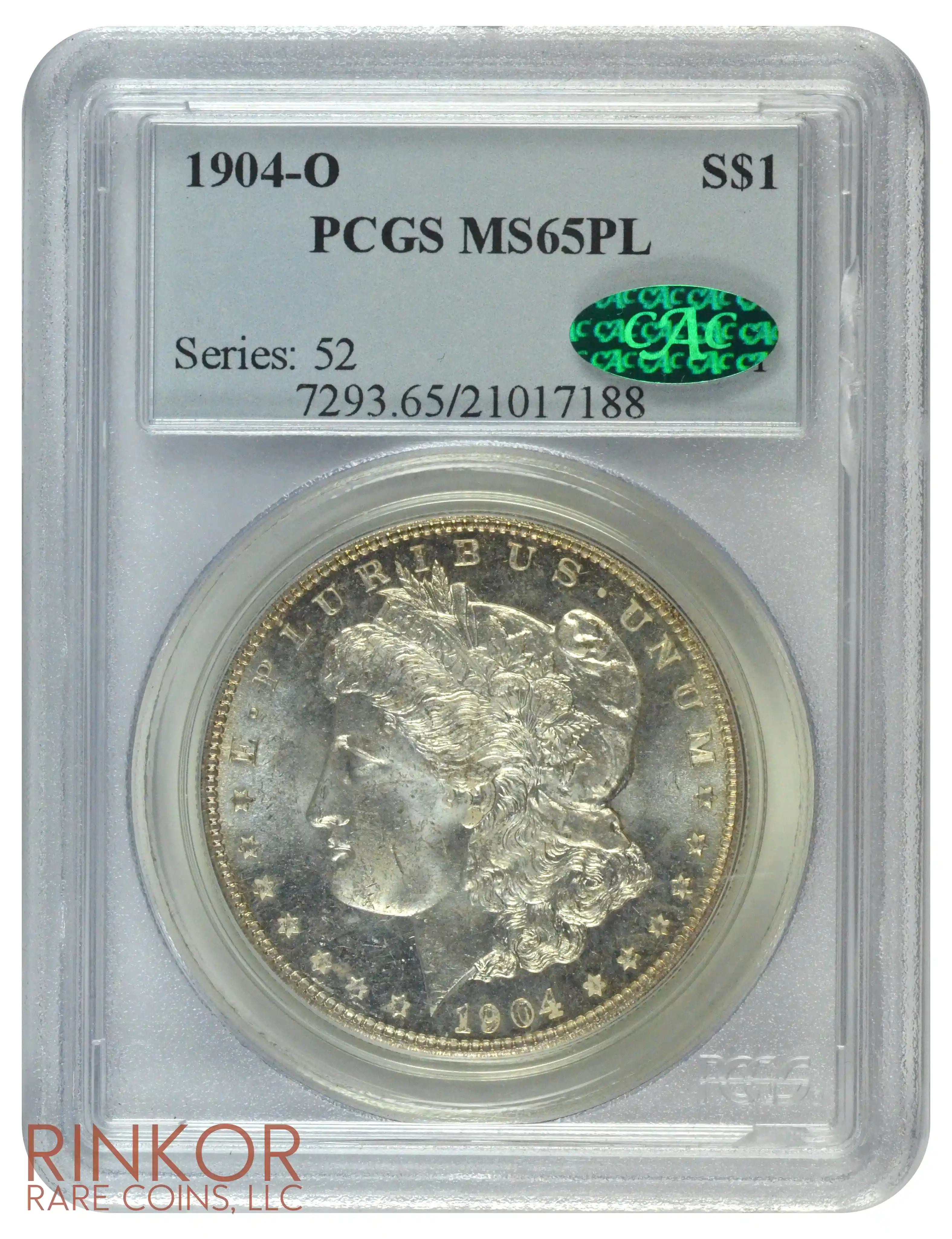 1904-O $1 PCGS MS 65 PL CAC