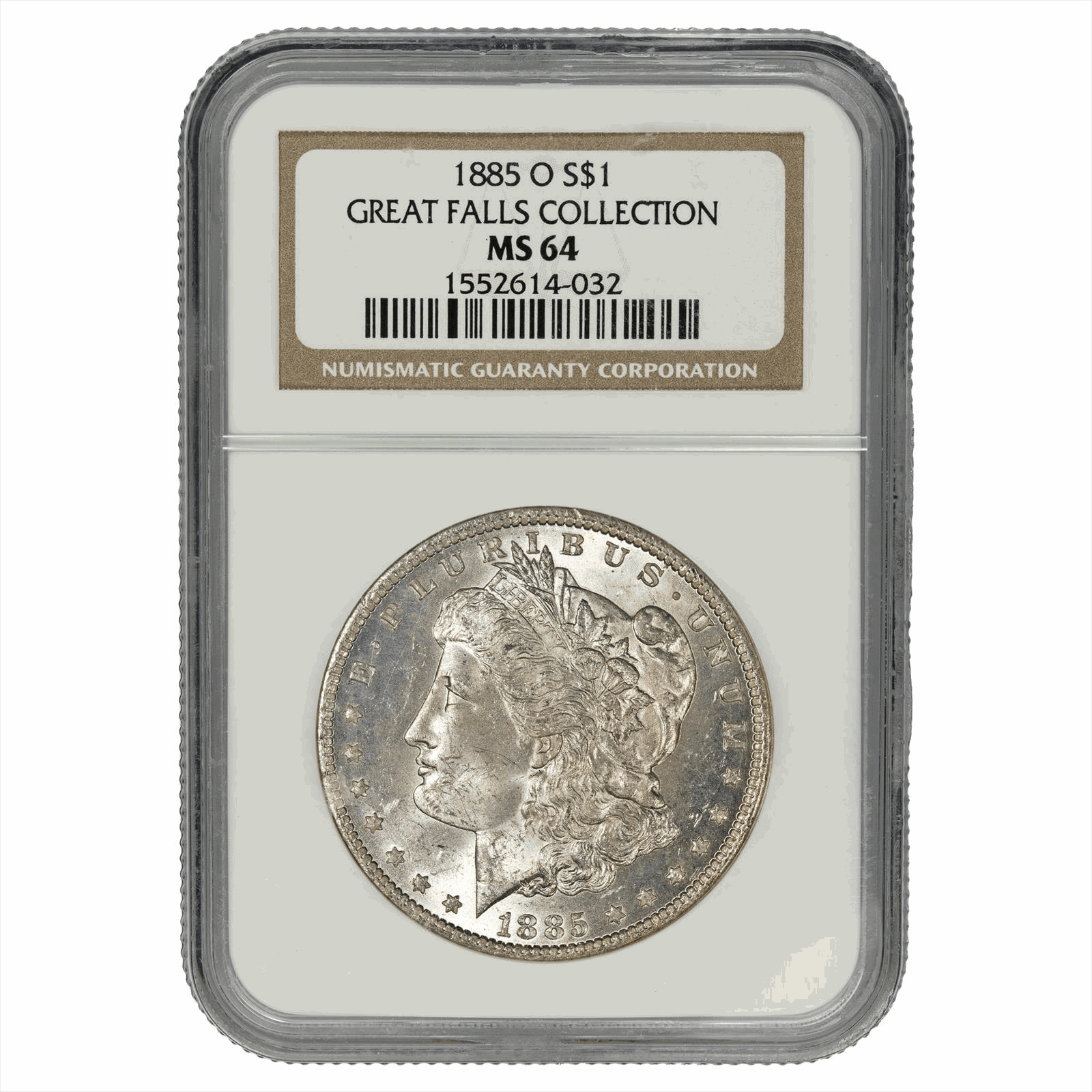 1885-O $1 Morgan Silver Dollar NGC MS 64 