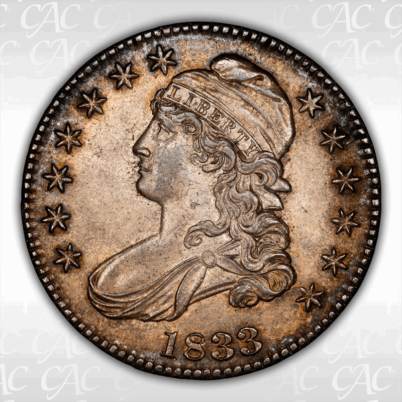 1833 50C CACG MS 64 