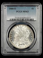 1880-O $1 PCGS MS 63