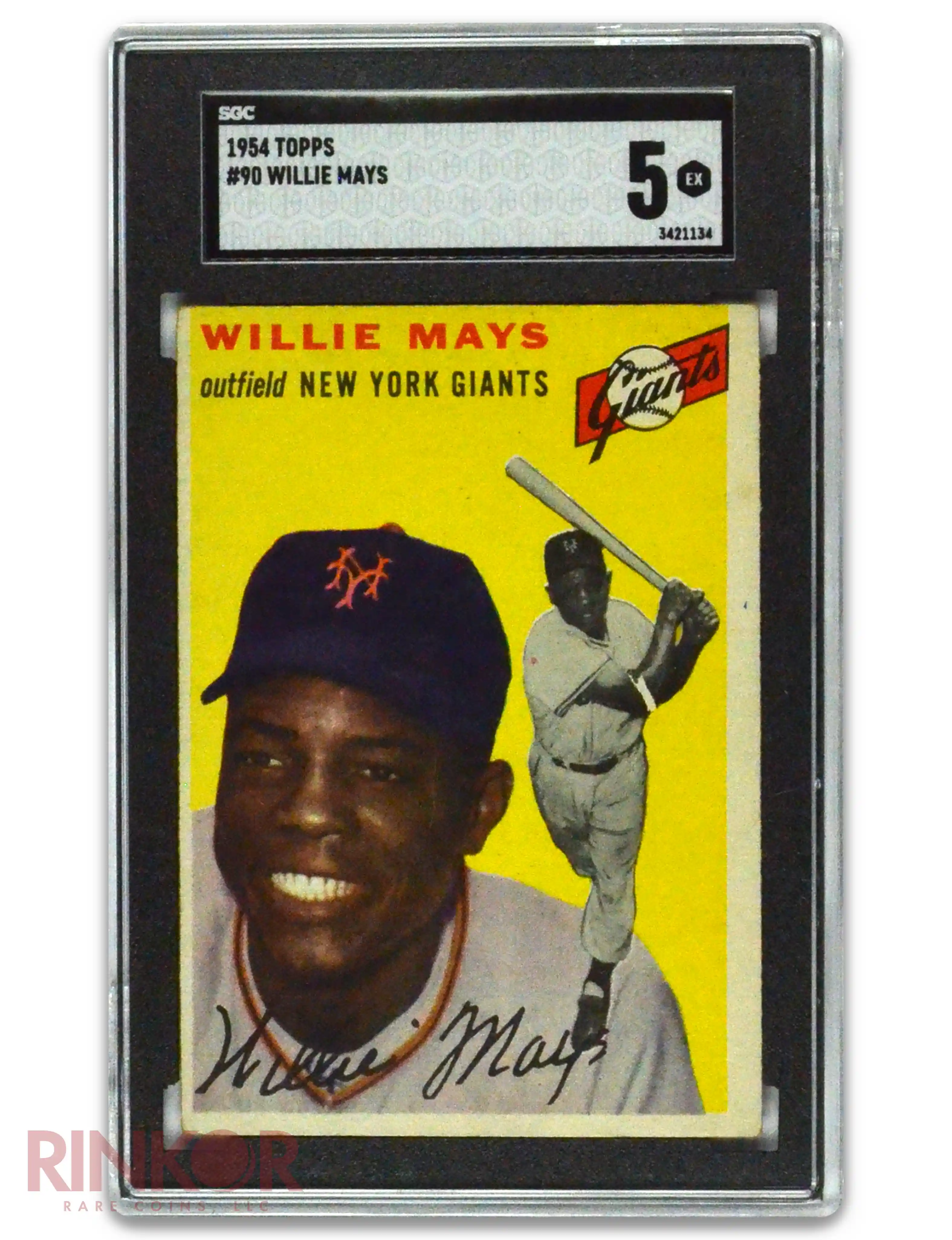 1954 Topps Willie Mays #90 SGC EX-5