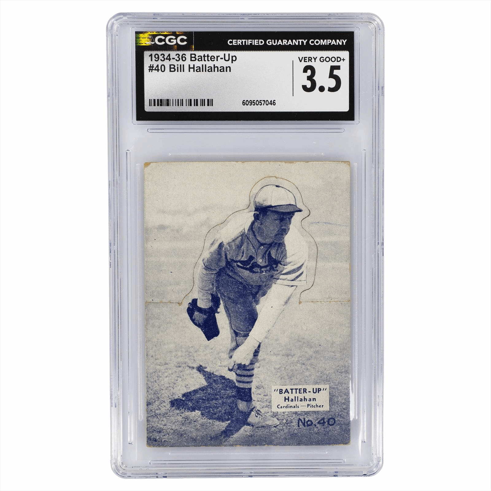 1934-36 Batter-Up Bill Hallahan #40 CGC Very Good+ 3.5