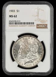 1903 $1 NGC  MS 62