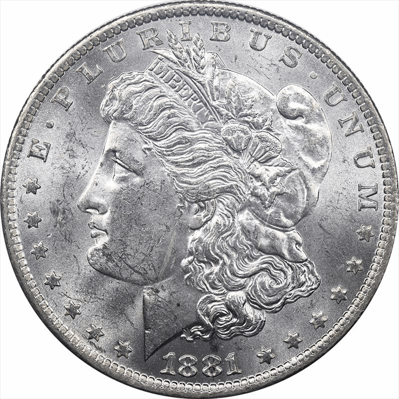 1881-O Morgan Silver Dollar $1 Uncirculated