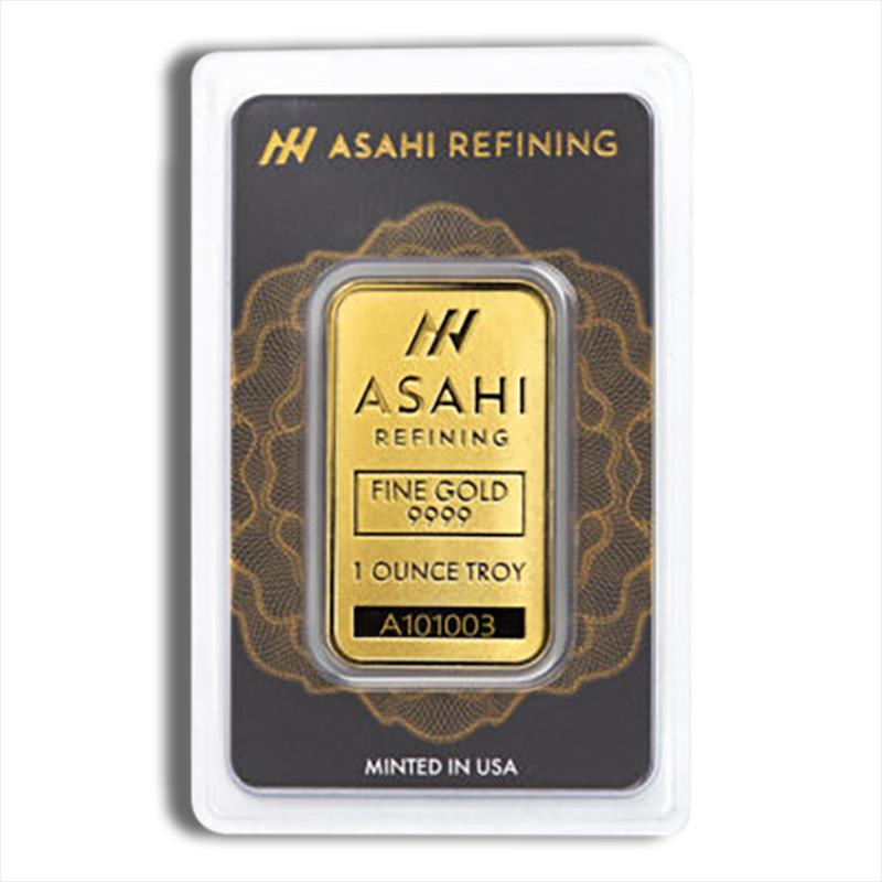 1 oz Gold Bar - Asahi Refining (Carded)