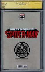 Miles Morales: Spider-Man #33 CGC Signature Series 9.8 (Marvel, 2022) Signed by Gabriele DelOtto 