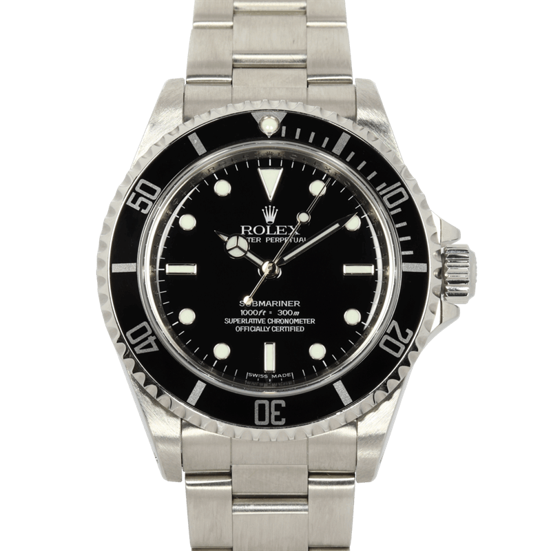 Rolex 40mm Black Submariner Date Classic Stainless Steel Watch Only -14060 