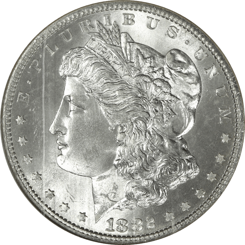 1882-S Morgan Silver Dollar $1 NGC MS 65