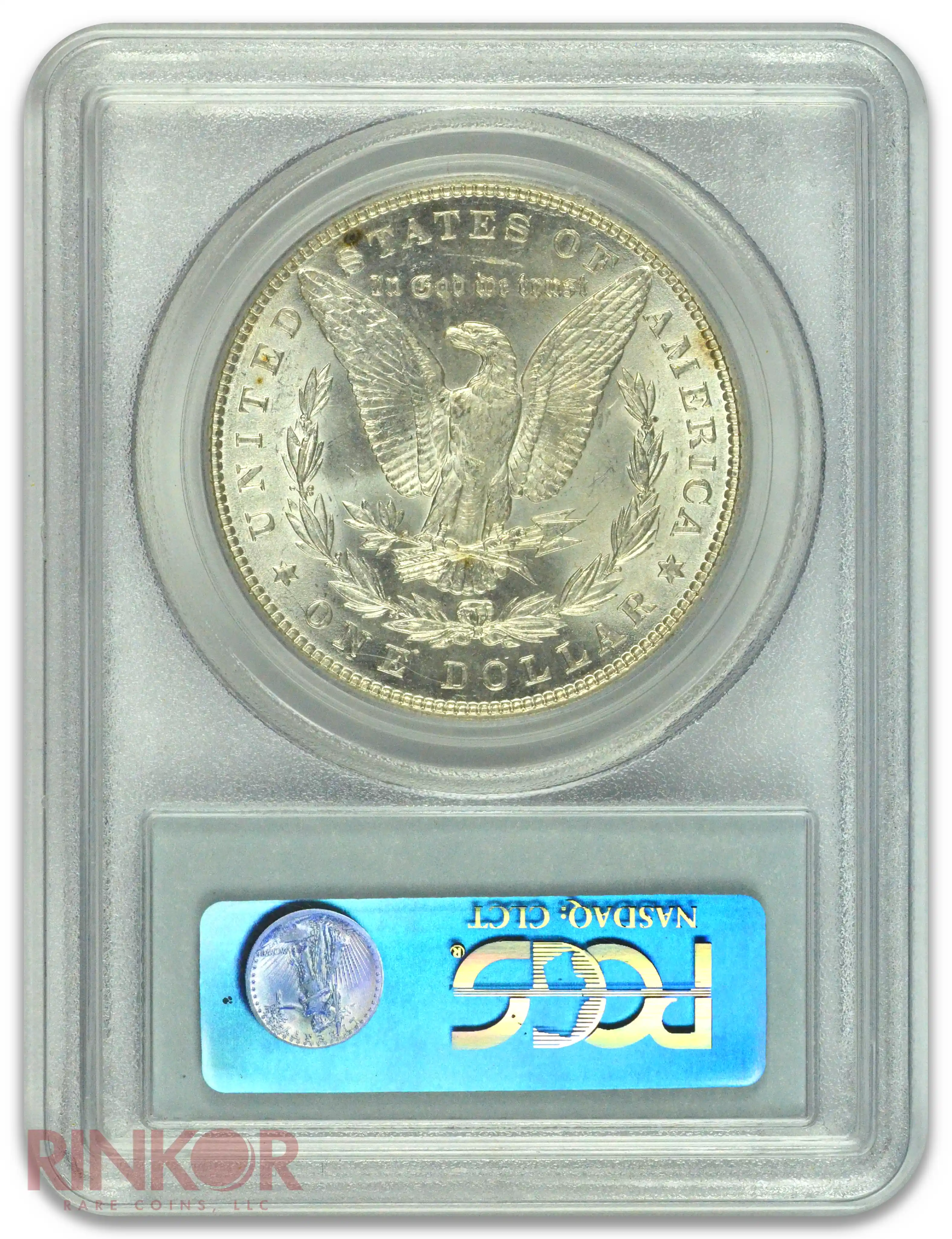 1887 $1 Morgan Dollar VAM 12 Alligator Eye PCGS MS 62