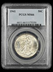 1941 50C PCGS MS 66
