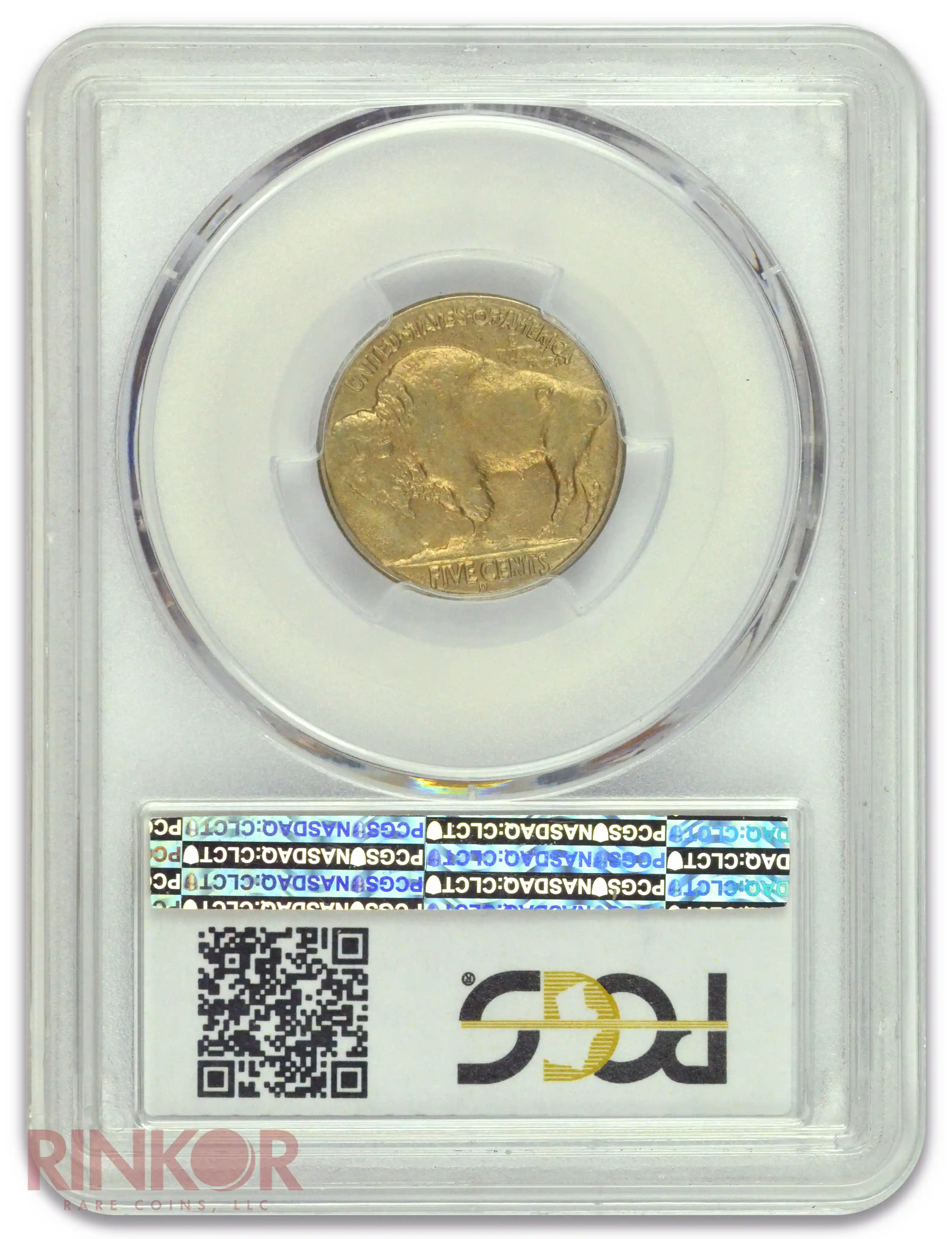 1937-D 3 Legs FS-901 Buffalo Nickel PCGS AU-55 CAC