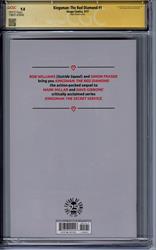 Kingsman: The Red Diamond #1 CGC 9.8 Signature Series Signed by Taron  Eggsy Egerton ( Doyler Variant Cover) 