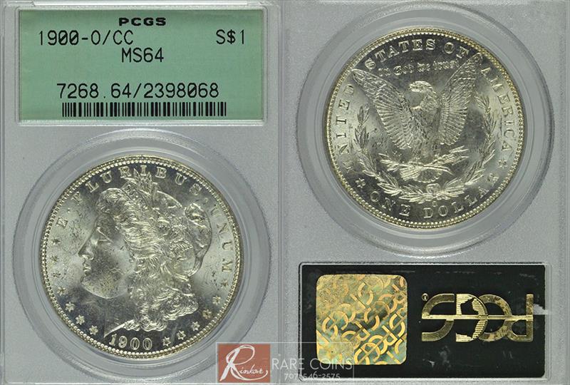 1900-O/CC $1 PCGS MS 64