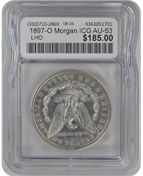 1897-O Morgan ICG AU-53