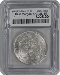 1896 Morgan ICG MS 65