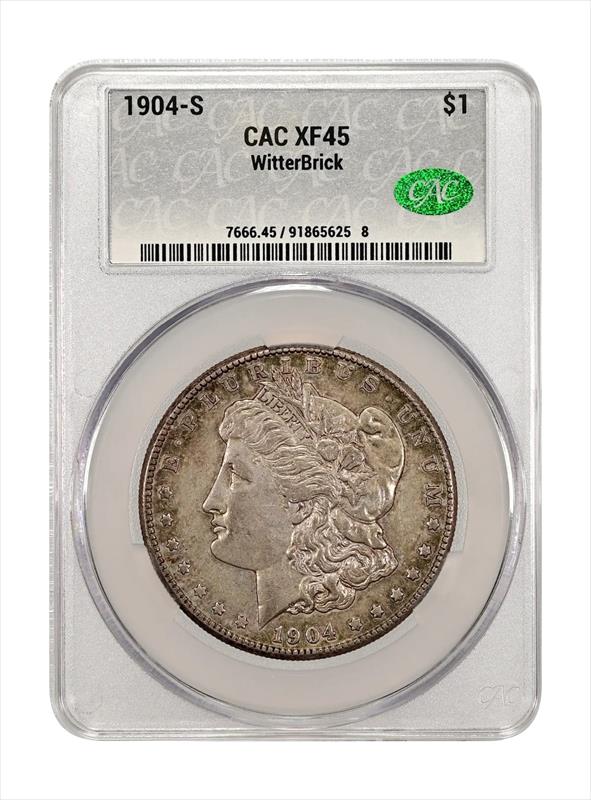1904-S $1 CACG XF-45 WitterBrick