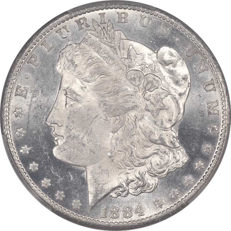 1884-CC Morgan Silver Dollar $1 PCGS MS62 Website Exclusive