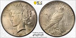 1928 $1 PCGS MS 64 CAC