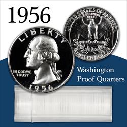 1956 Proof Washington Quarter Roll 