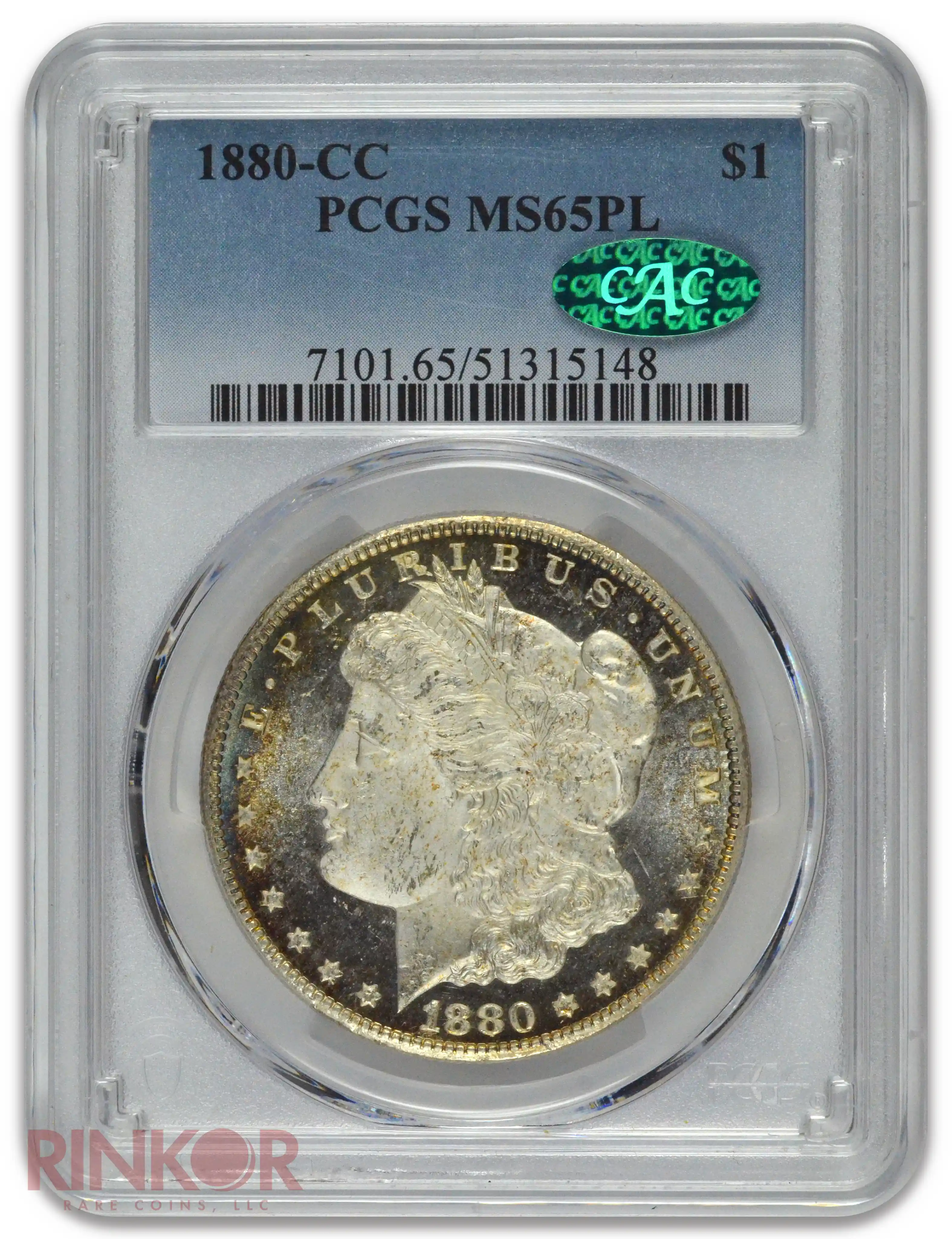 1880-CC $1 Morgan Dollar PCGS