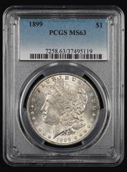 1899 $1 PCGS MS 63