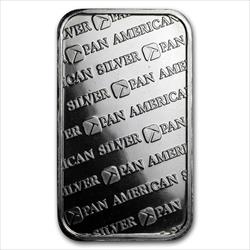 1 oz Pan American Silver Bar .999 
