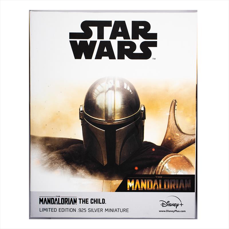 Star Wars The Mandalorian Limited Edition .925 Silver Miniature of The Child 