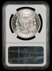 1887 O $1 NGC MS 64