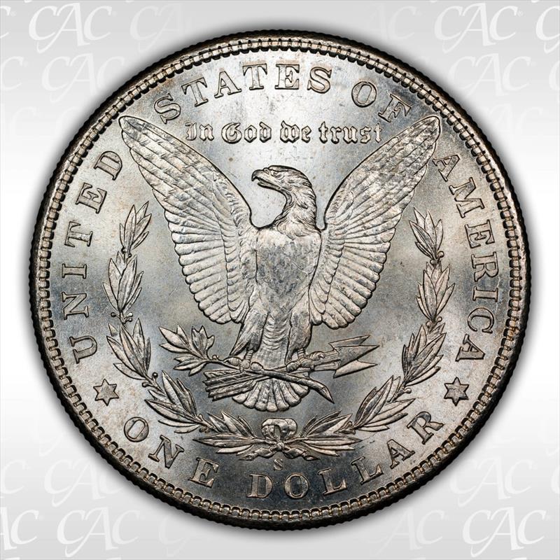 1904-S $1 CACG MS 62