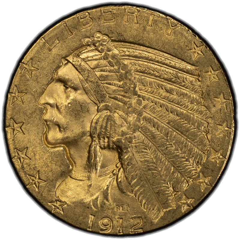 1912 $5 PCGS MS 63+ CAC