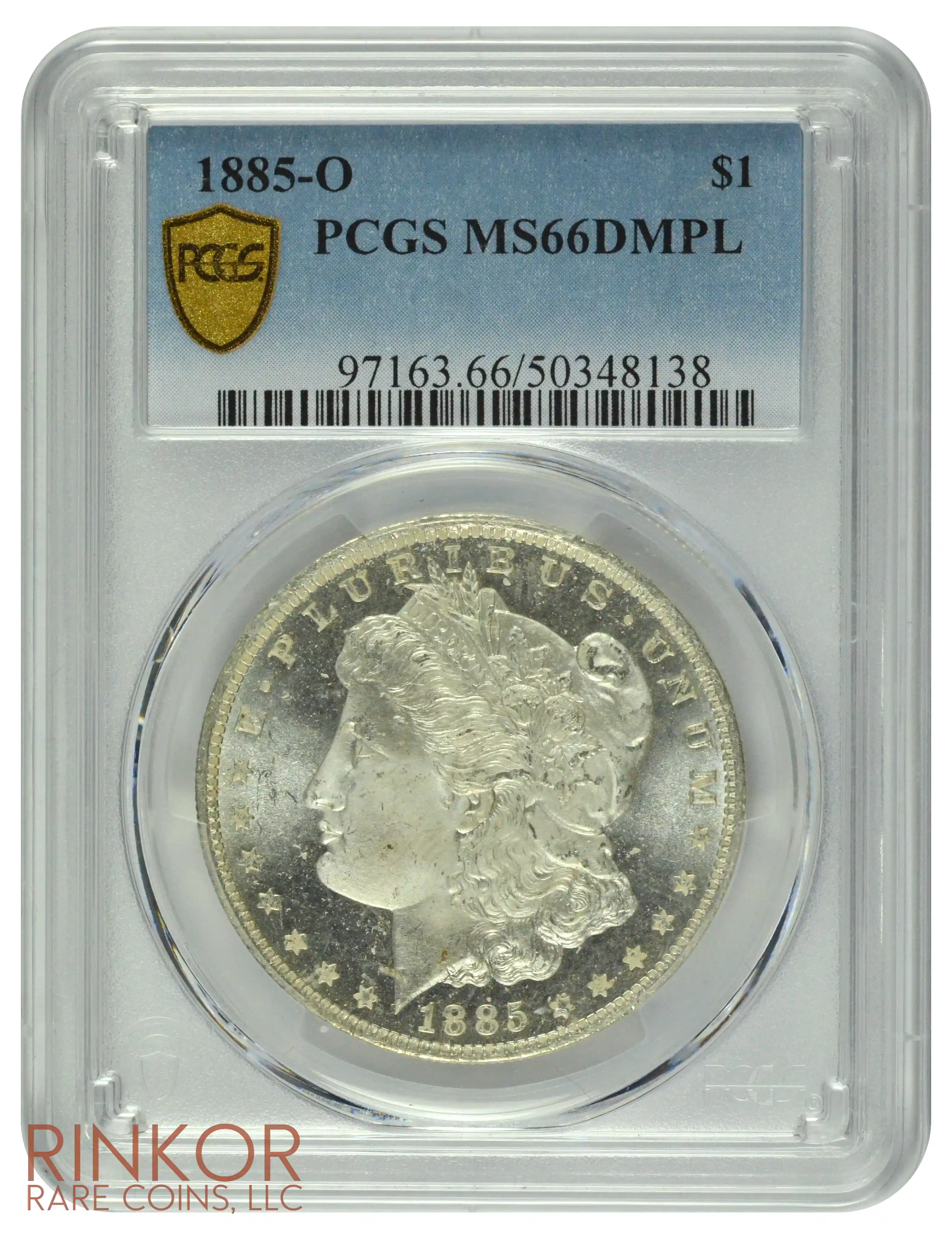 1885-O $1 PCGS MS 66 DMPL