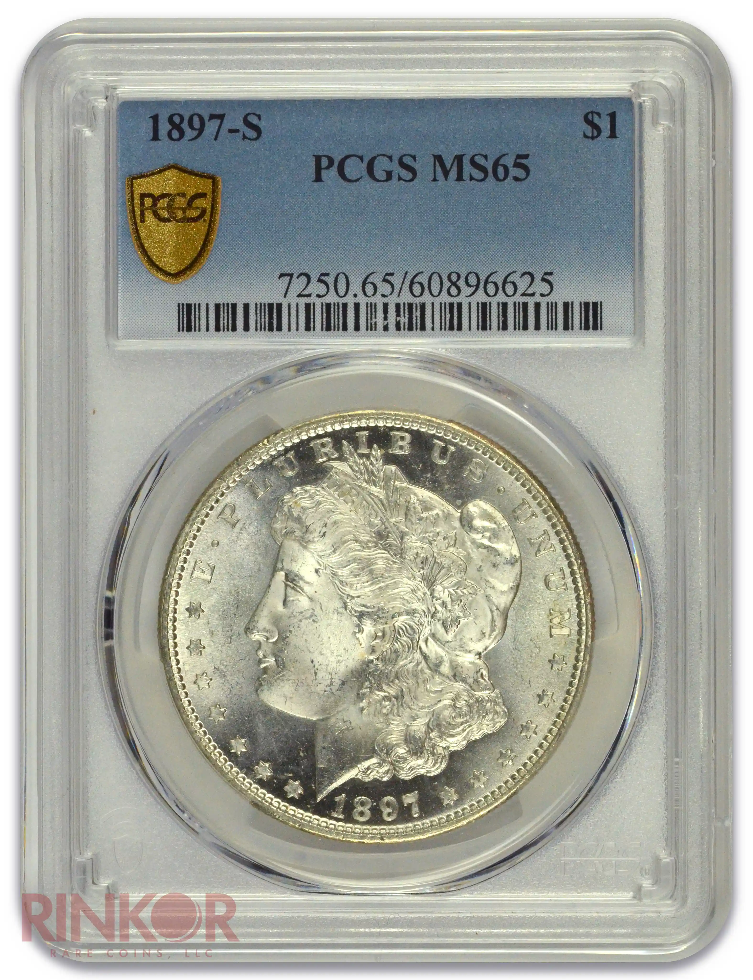 1897-S $1 Morgan Dollar PCGS MS 65