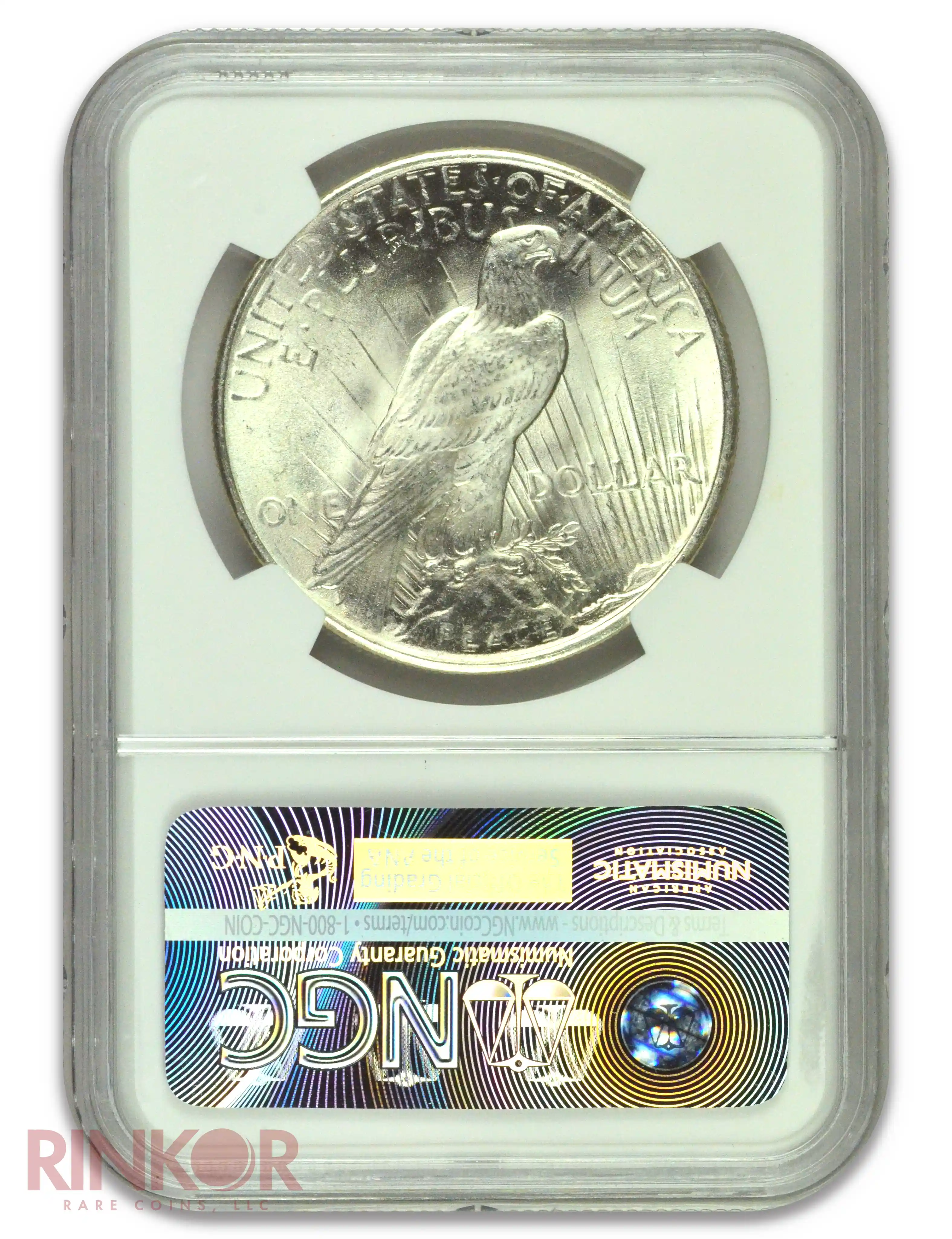 1925 $1 Peace Dollar NGC MS 65 CAC