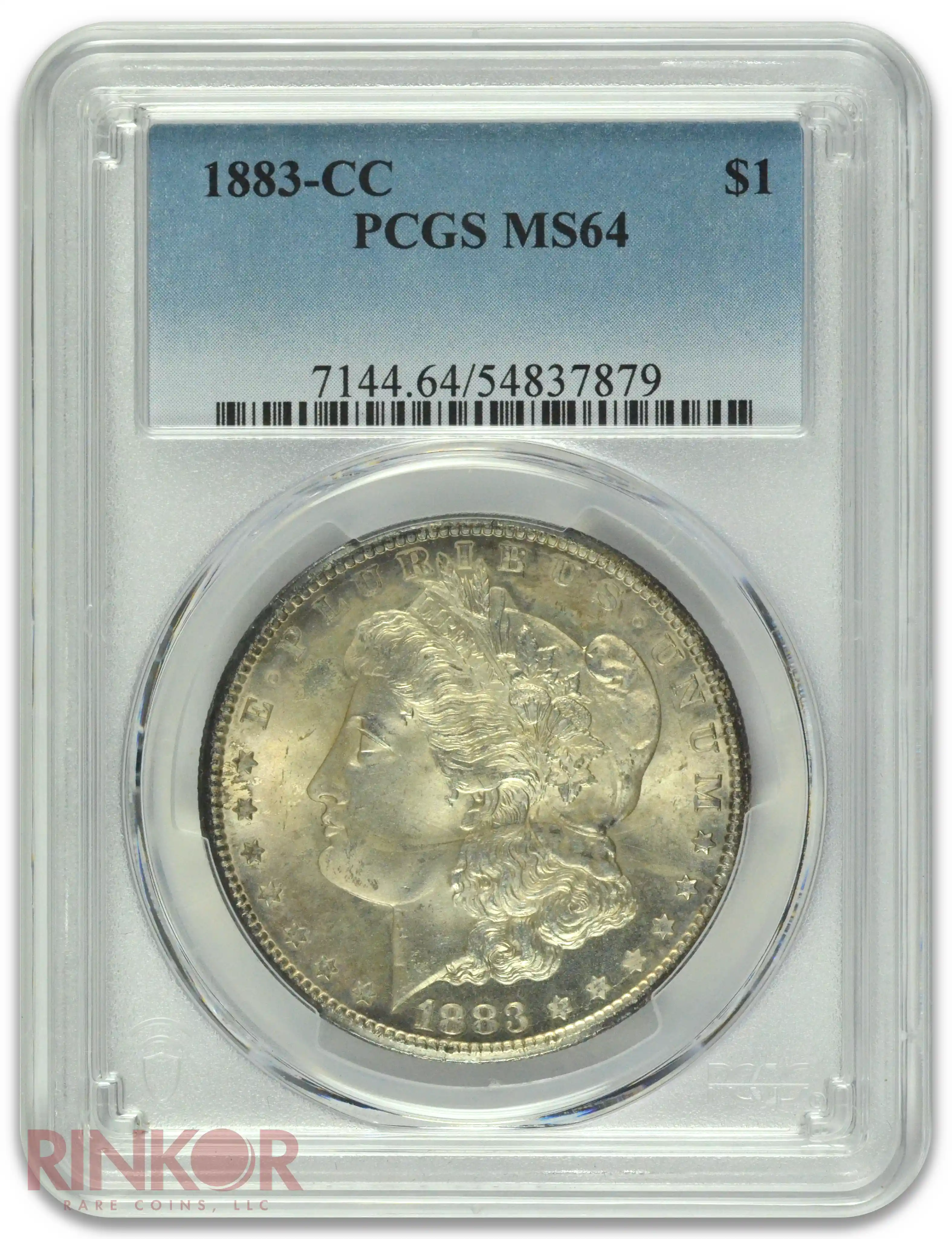 1883-CC $1 Morgan Dollar PCGS MS 64