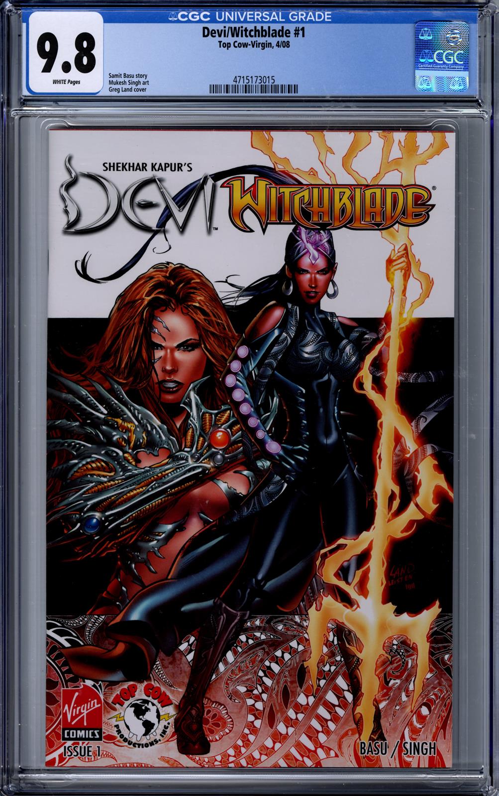 Devi/Witchblade CGC 9.8 (Top Cow-Virgin, 2008) 