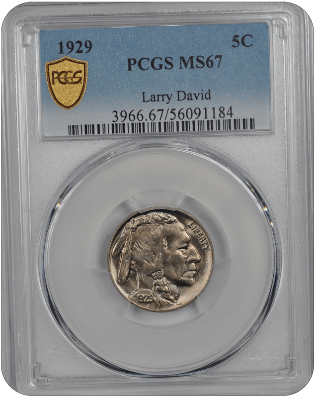 1929 Buffalo PCGS MS 67