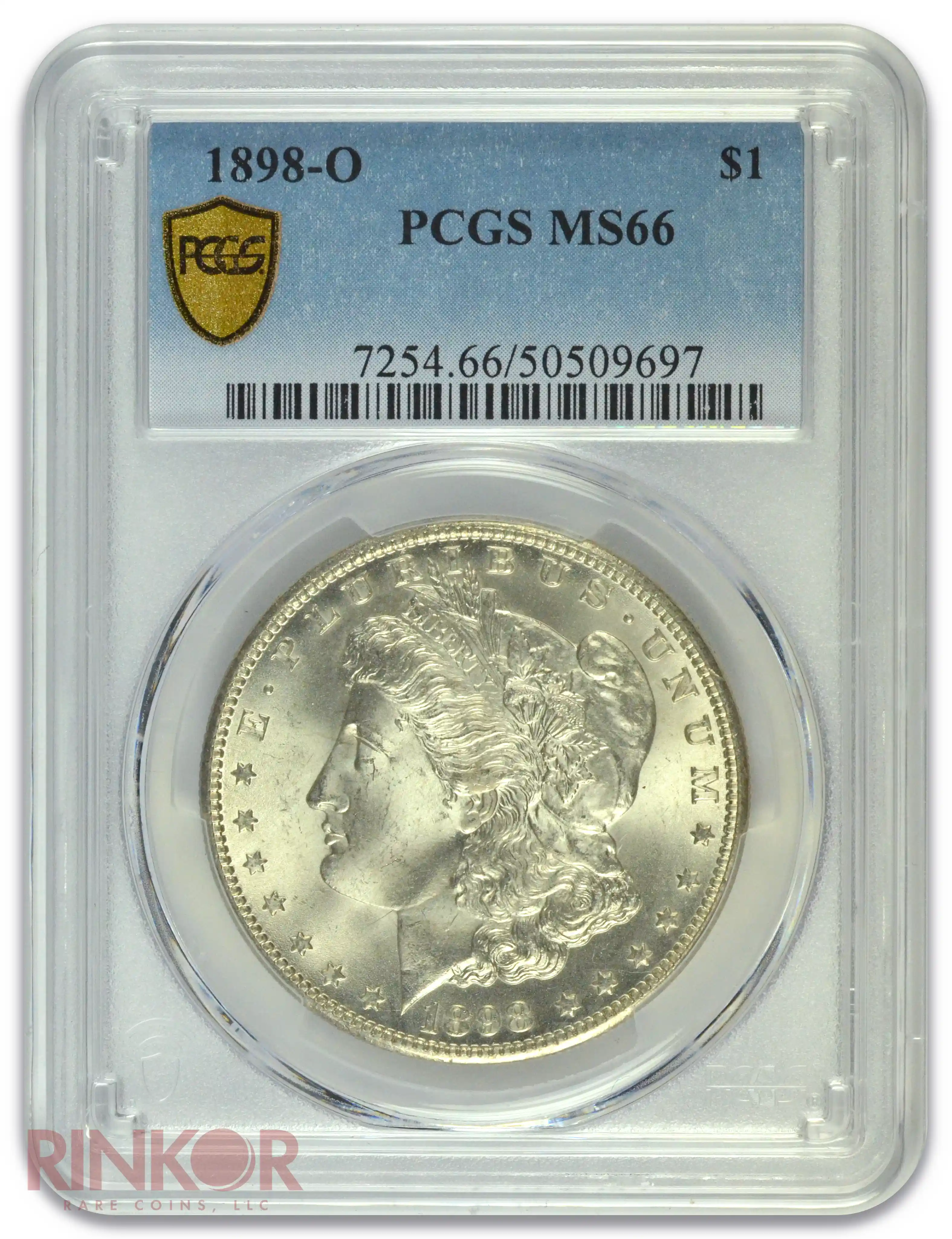 1898-O $1 PCGS MS 66