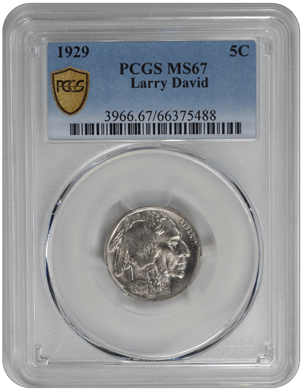 1929 Buffalo PCGS MS 67