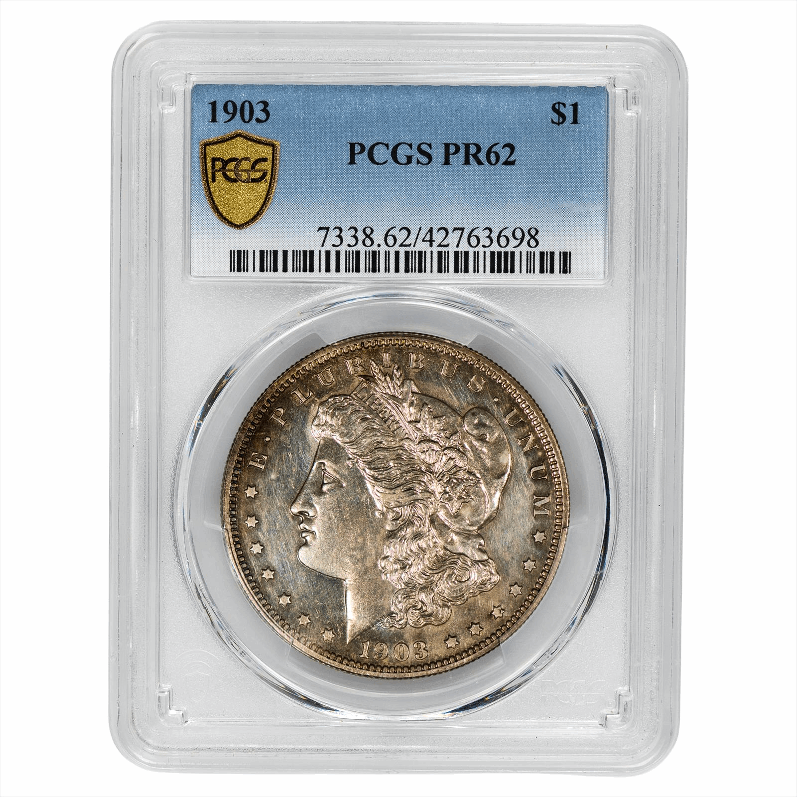 1903 Morgan Silver Dollar $1 PCGS PR 62