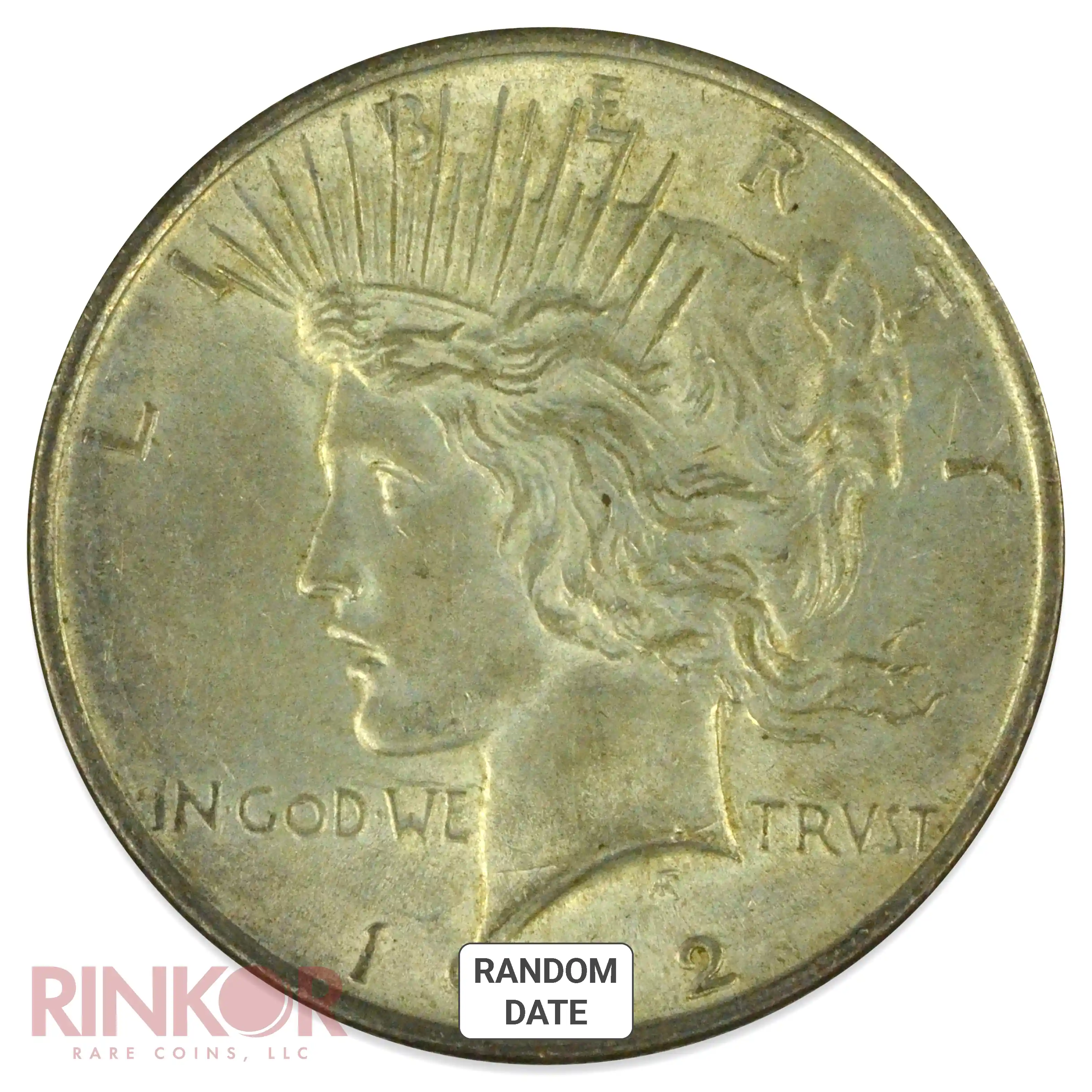 1922-1935 $1 Peace Silver Dollar Average Circulated 