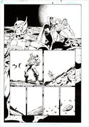 Death of the New Gods #6, Page 9 Artist:  Jim Starlin (Penciller) ,  Art Thibert (Inker) Media Type: Pen and Ink Art Type: Interior Page 