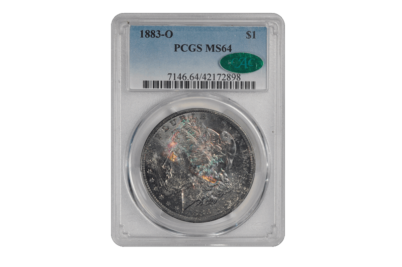1883-O $1 Morgan Dollar PCGS  3314-1 (CAC) MS64