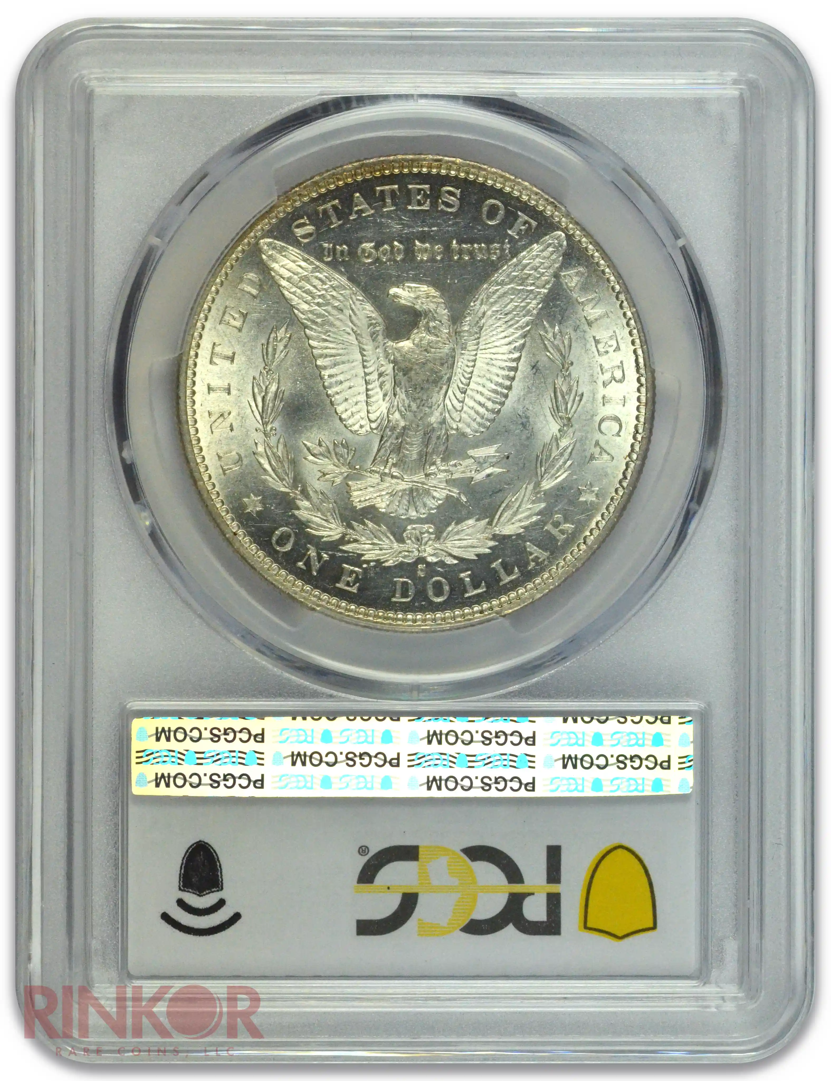 1892-S $1 Morgan Dollar PCGS MS 62