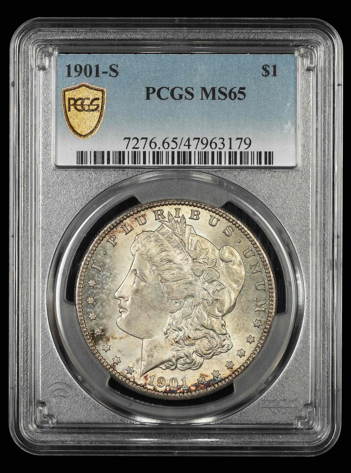1901-S $1 PCGS MS 65
