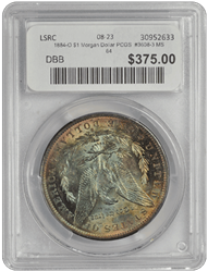 1884-O $1 Morgan Dollar PCGS  #3608-3 MS64